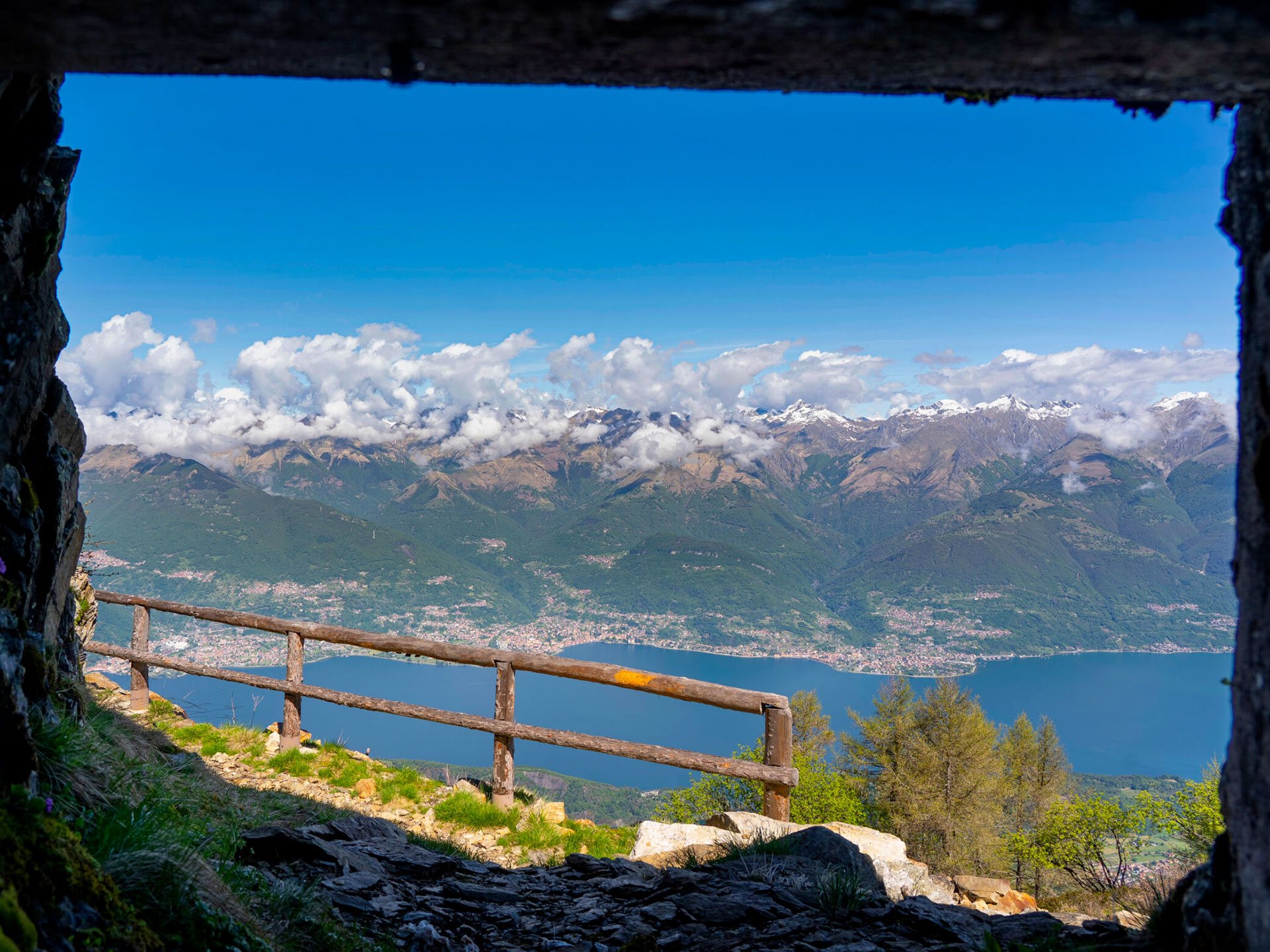 9 Vista Dall Appostammento Militare In Caverna Legnoncino